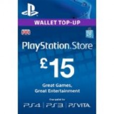 SONY PlayStation Network Wallet Top Up £15 - UK